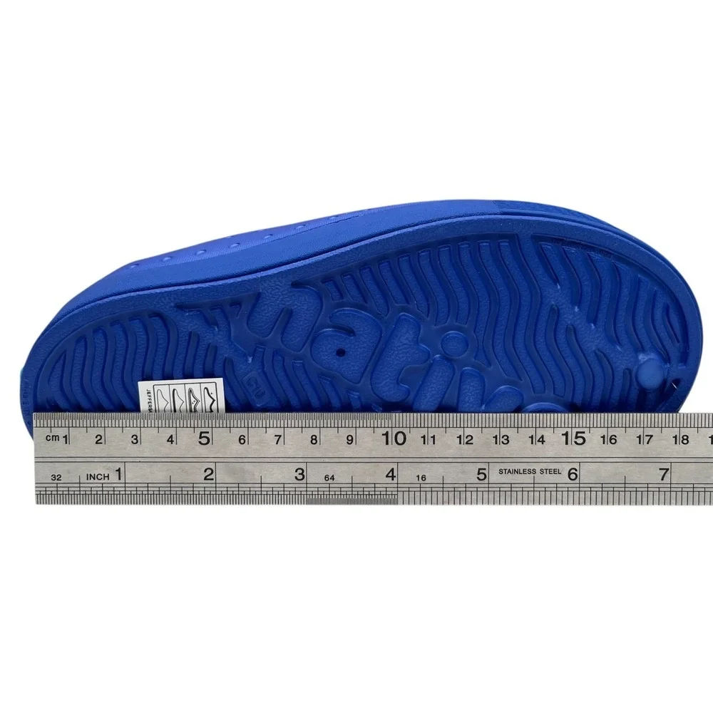 Native Jefferson Toddler Boys Slip-On Cozy Clogs Size 10 Blue-Yellow Warm‎ Shoes